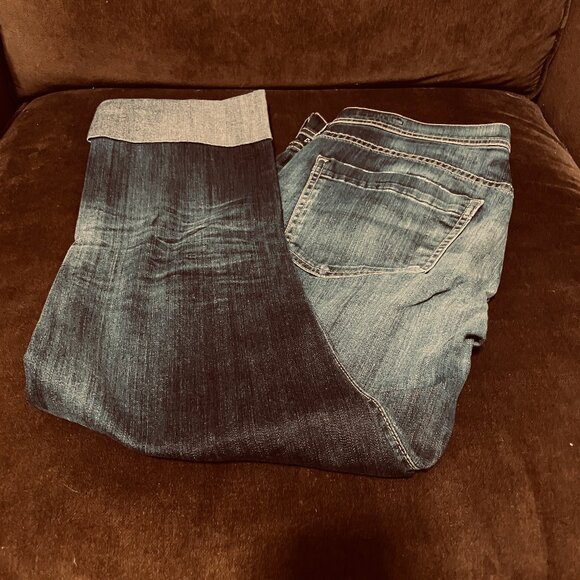 NWOT Citizens of Humanity Denim Dani Cropped Straight Leg Cuffed Jeans Size 31 - Picture 2 of 10